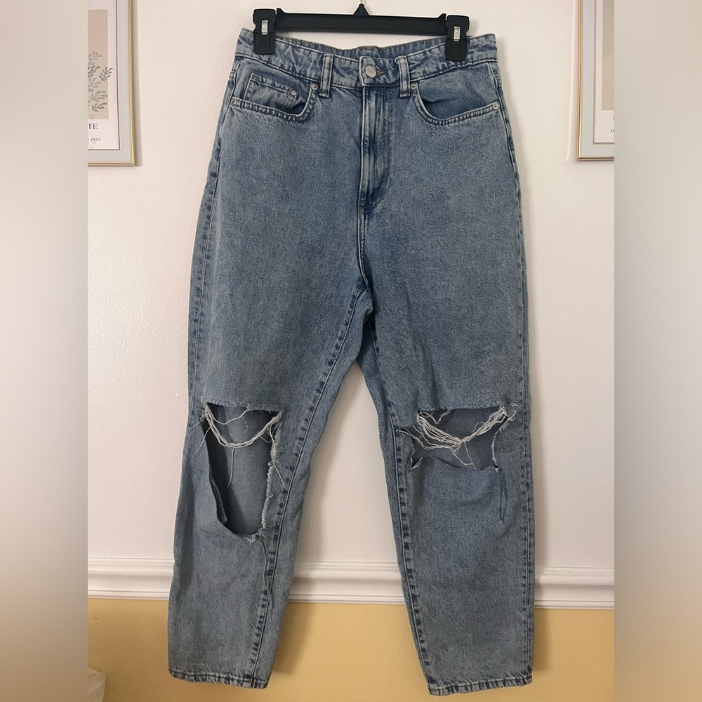 H&M Distressed Blue Jeans